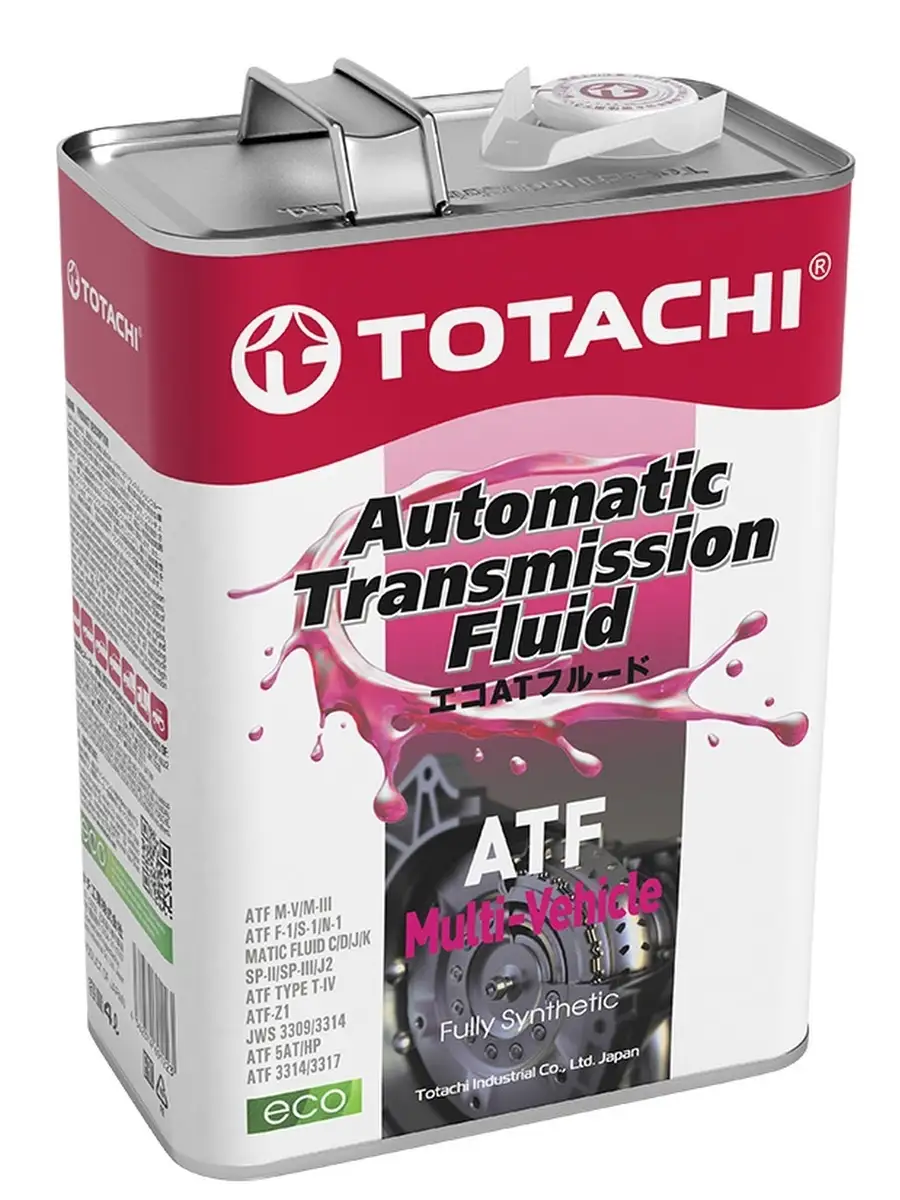 Жидкость для АКПП TOTACHI ATF MULTI-VEHICLE синт. 4л