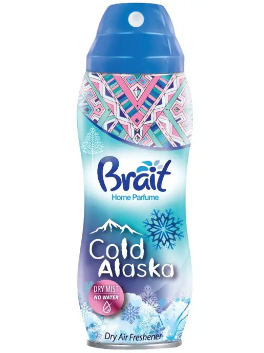 BRAIT Освежитель воздуха сухое распыление Cold Alaska, 300мл, 300 мл