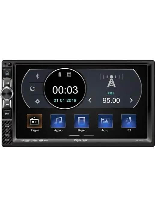 Prology Магнитола для автомобиля 7 дюймов 2DIN, вариант