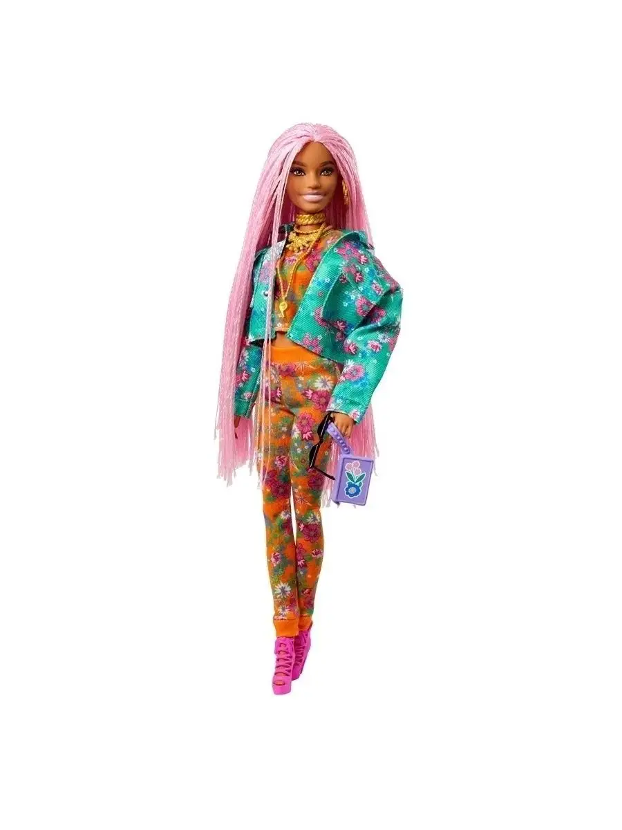 Кукла Barbie EXTRA Барби Экстра с розовыми косичками GXF09 Barbie 43411943  купить за 2 885 ₽ в интернет-магазине Wildberries