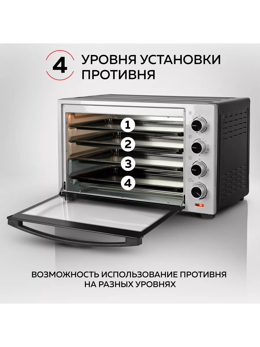 Мини-печь электрическая GFO-60 GFgril 43508666 купить за 12 760 ₽ в  интернет-магазине Wildberries