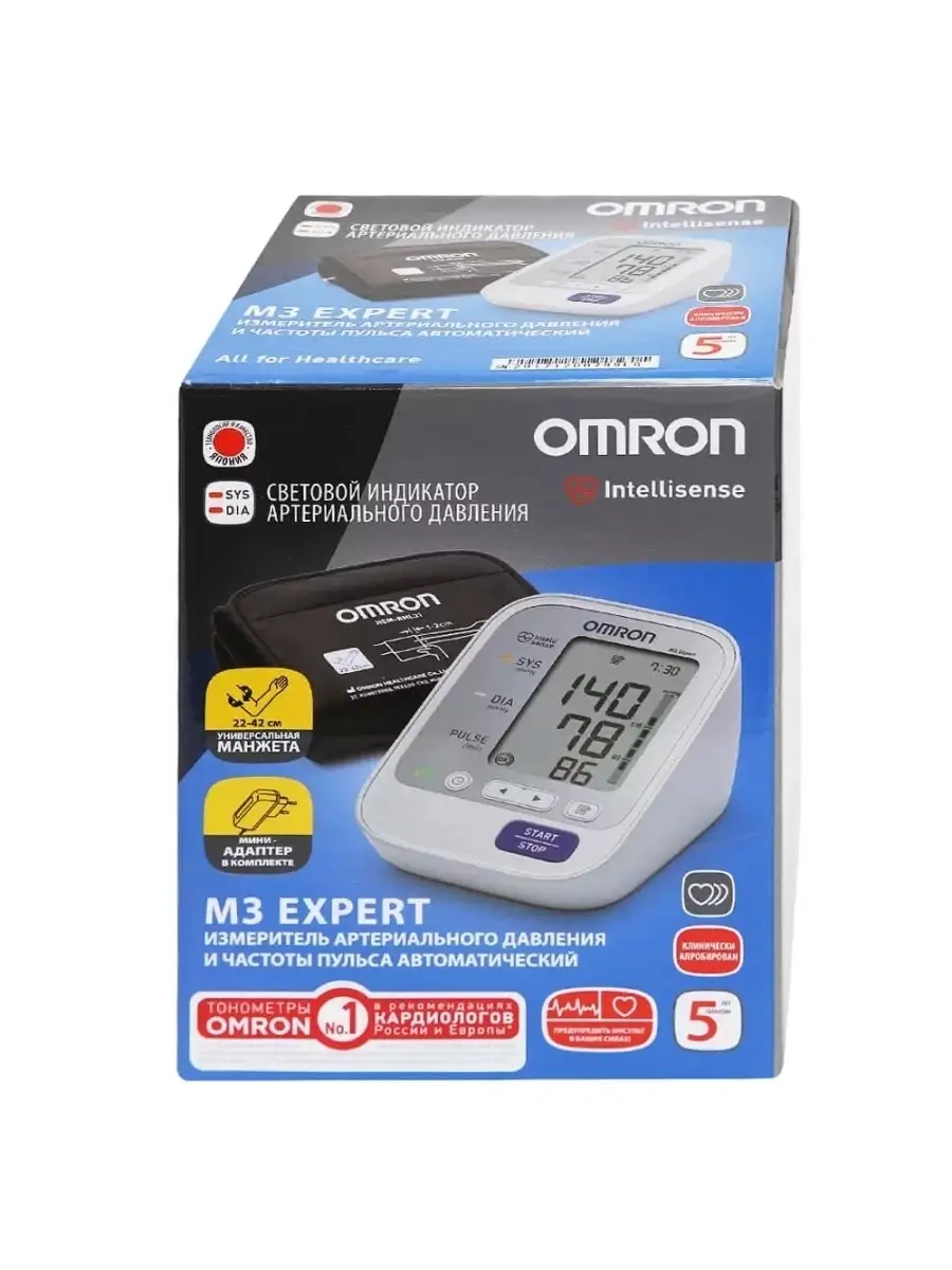 Omron, Омрон Тонометр автомат M3 (HEM-7132-ALRU) OMRON 43578665 купить в  интернет-магазине Wildberries