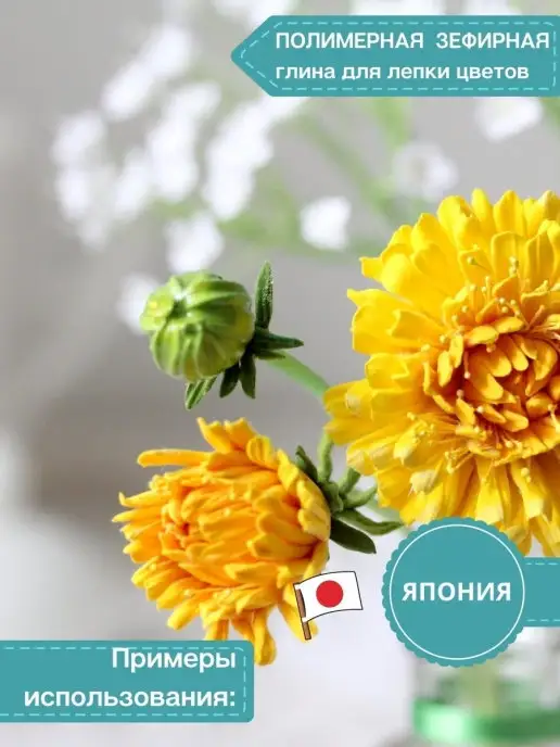 4craft Набор самозатвердевающей полимерной глины для лепки DECO, синий, фото 5