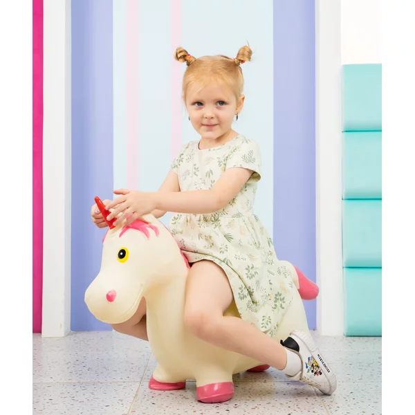 Прыгун надувной для детей Единорог попрыгун цвет Микс