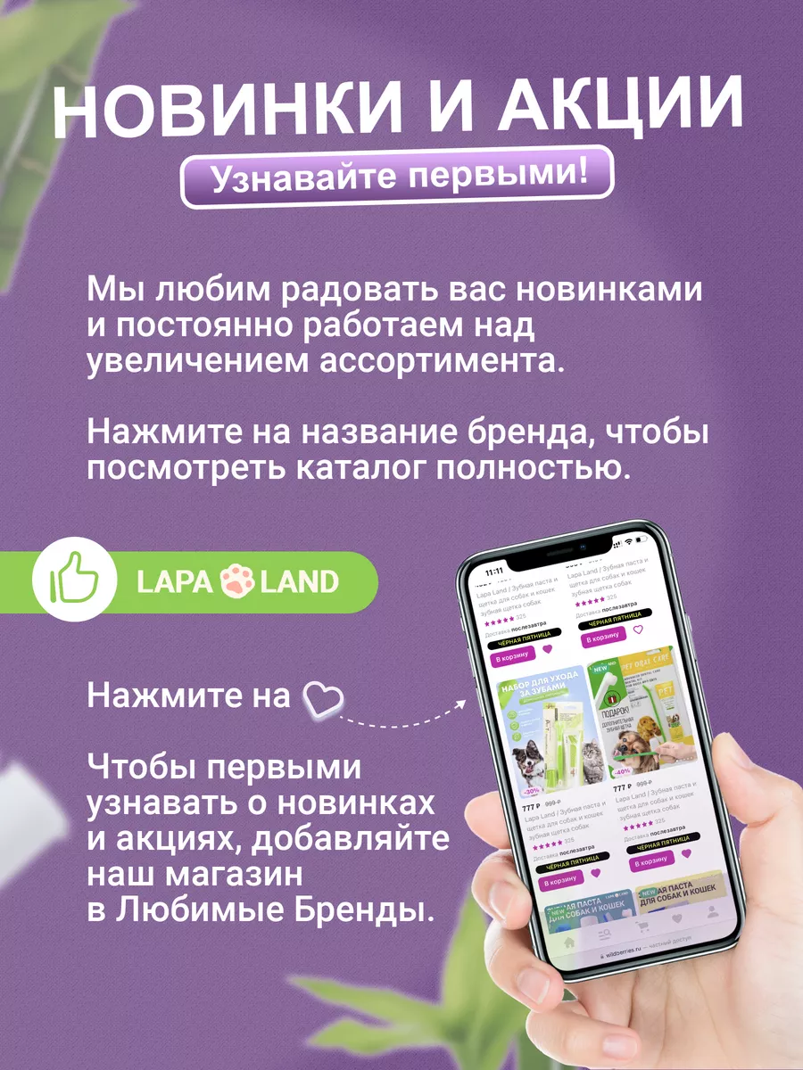 Зубная паста и щетка для собак и кошек Lapa Land 43623563 купить за 453 ₽ в  интернет-магазине Wildberries