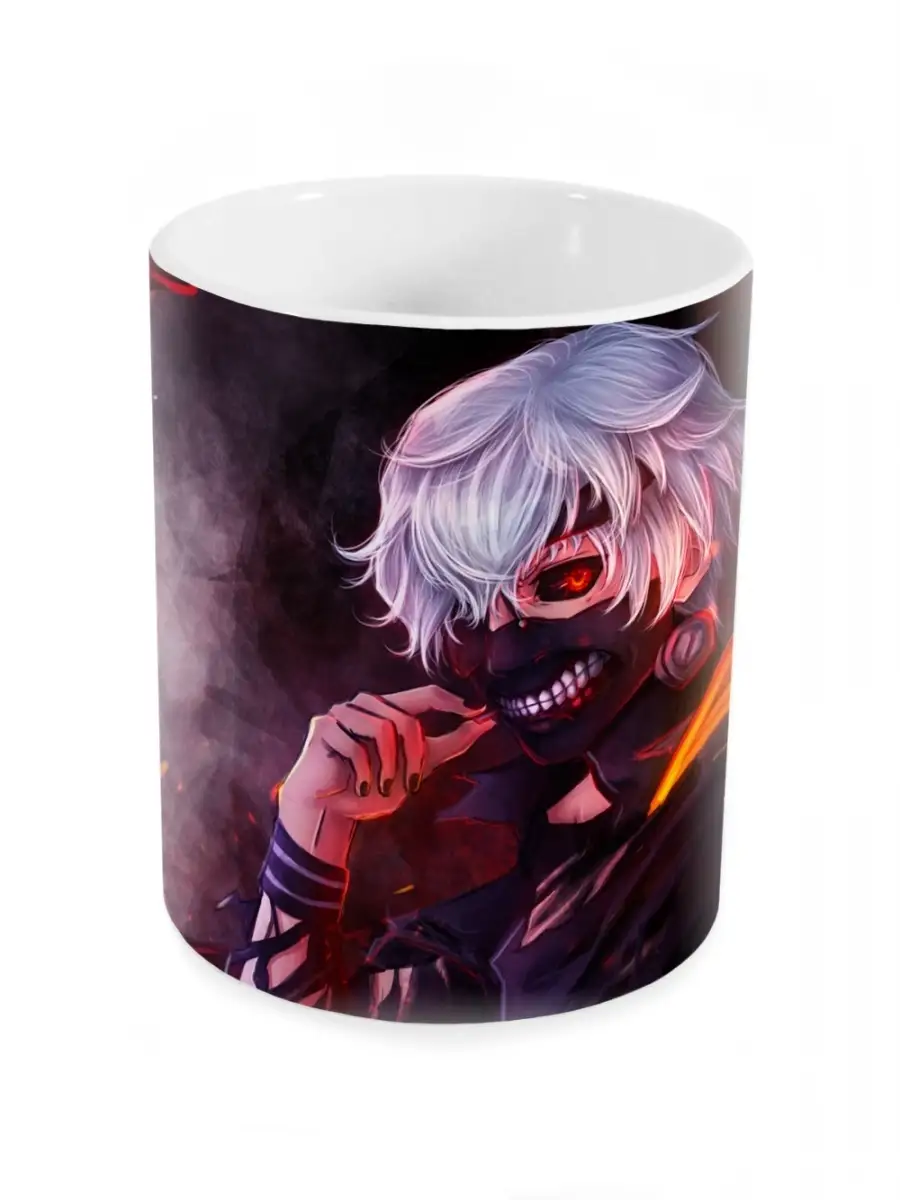 Кружка аниме Токийский Гуль Tokyo Ghoul Канеки Кен ВТренде 43674975 купить  за 310 ₽ в интернет-магазине Wildberries