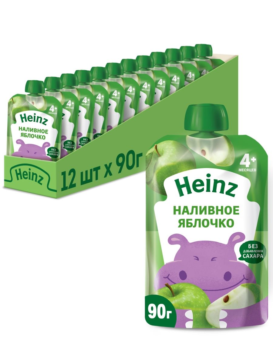 Heinz пюре наливное яблочко с 4 мес 90.