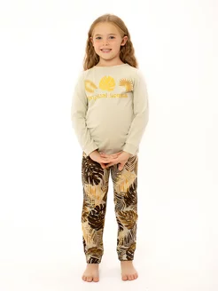 Пижама со штанами хлопок FleurTex 43729764 купить за 650 ₽ в интернет-магазине Wildberries