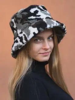 Панама тёплая "CAMO", шапка шляпа из плюша зимняя АндрТекс 43732514 купить за 691 ₽ в интернет-магазине Wildberries