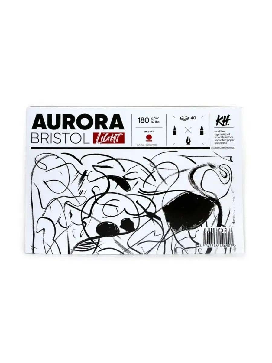 Альбом бумаги Bristol, альбомная ориентация. AURORA 43802120 купить в  интернет-магазине Wildberries