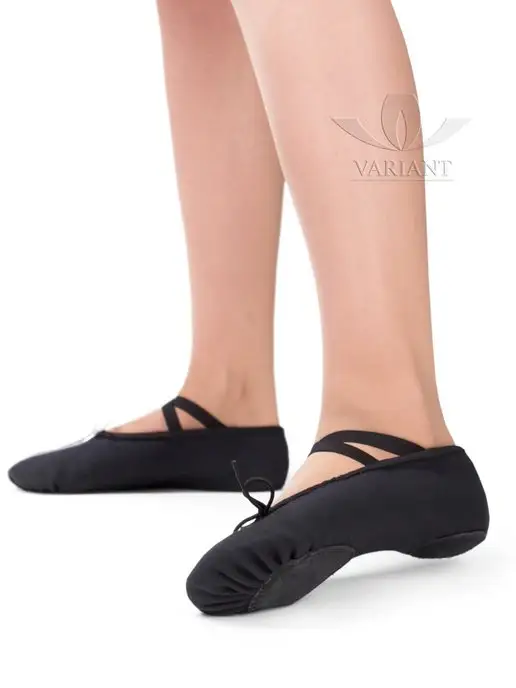 VARIANT Балетки для танцев черные, черный