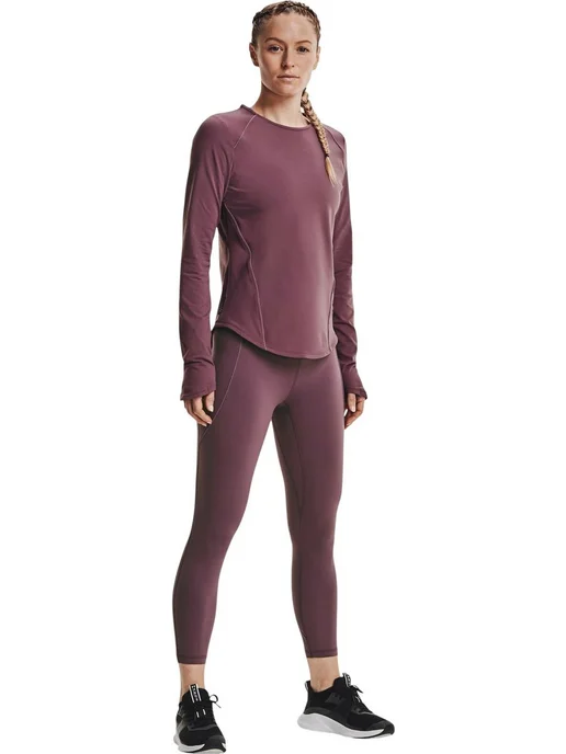Under Armour Тайтсы UA HydraFuse Ankle Leg, фиолетовый, фото 4