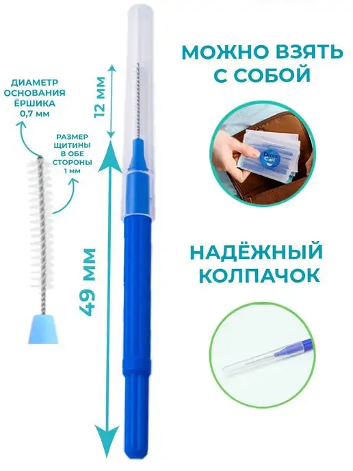 DentaCool Набор межзубных ершиков, вариант, фото 4
