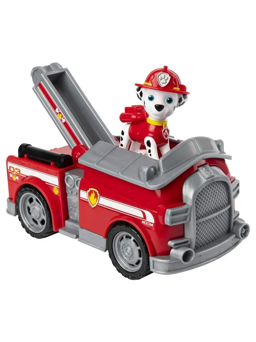 Paw Patrol Щенок спасатель Маршал и Пожарная машинка WIZZAL TOYS 43845260  купить в интернет-магазине Wildberries