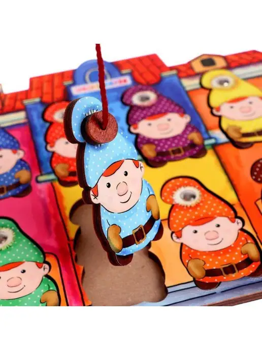 Smile-Decor Настольная игра "Гномики", магнитная рыбалка с удочкой, вариант, фото 4