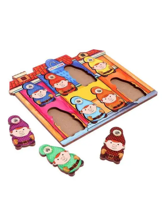 Smile-Decor Настольная игра "Гномики", магнитная рыбалка с удочкой, вариант, фото 5