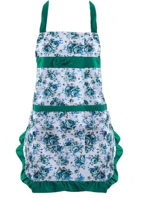 Pastel_lux Фартук кухонный полиэстер для кухни для готовки для дома, зеленый, фото 2