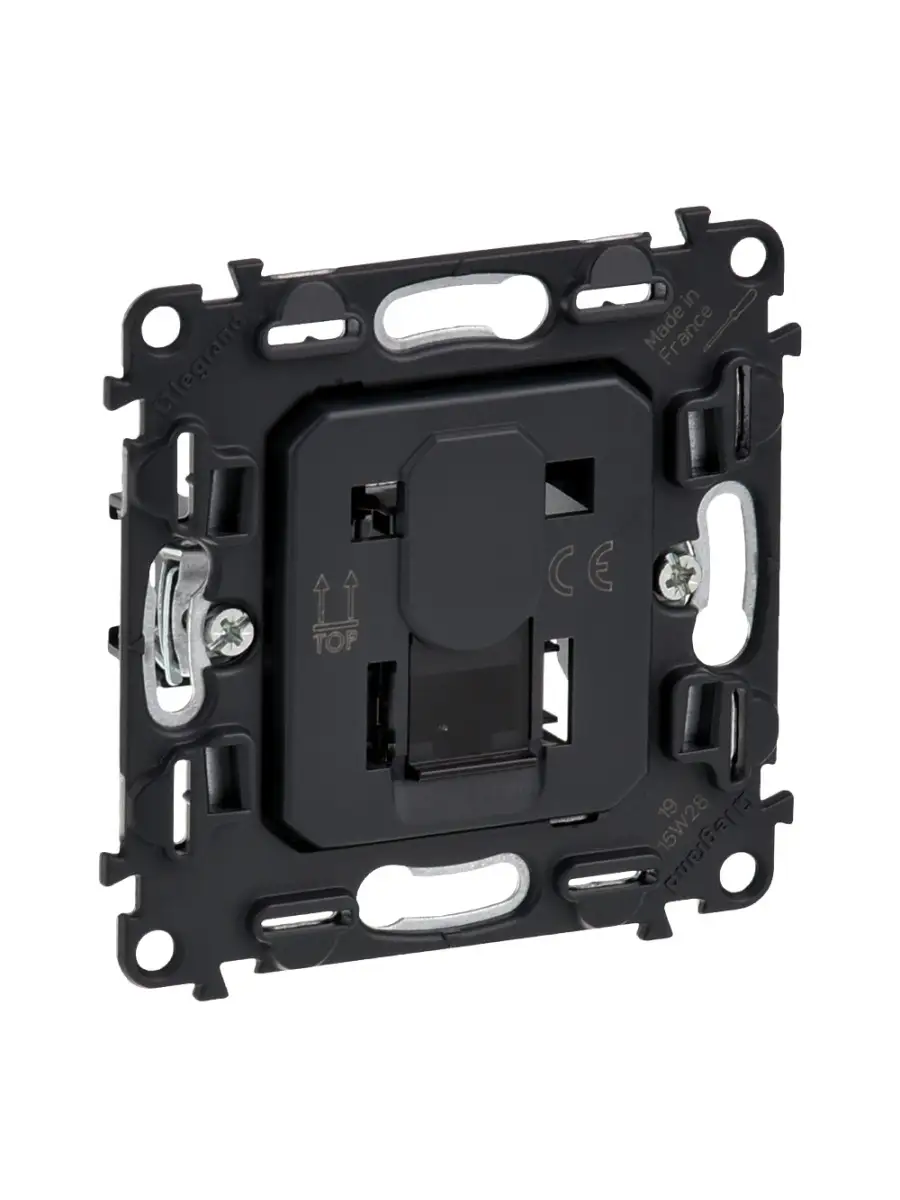Механизм компьютерной розетки Legrand Valena In'Matic RJ45 UTP категория 5е черный