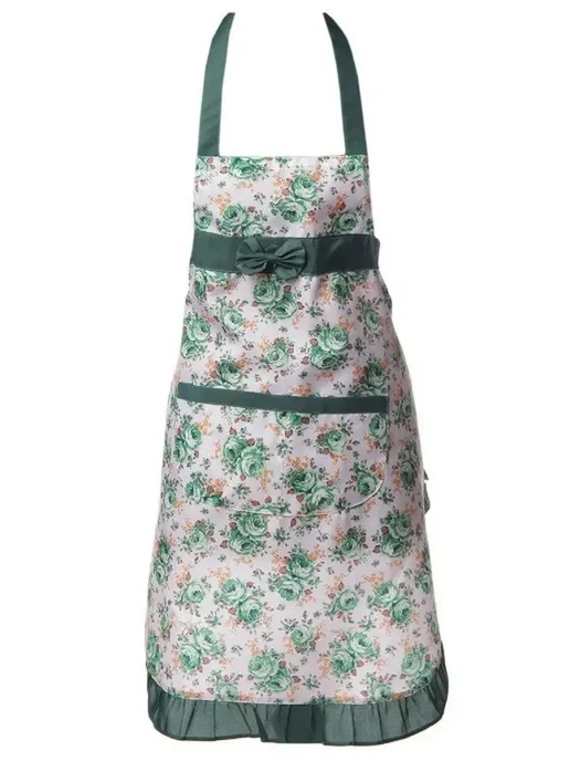 Pastel_lux Фартук полиэстер для готовки для повара в подарок кухонный, зеленый, фото 3