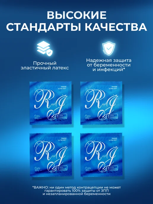 R and J Презервативы классические тонкие с обильной смазкой, вариант, фото 4