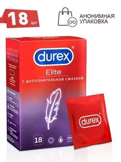 Презервативы Elite тонкие с дополной смазкой 18 шт Durex 43916264 купить за 1 148 ₽ в интернет-магазине Wildberries