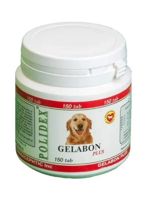 polidex Витамины для собак Gelabon 60 Гелабон, 150, фото 4