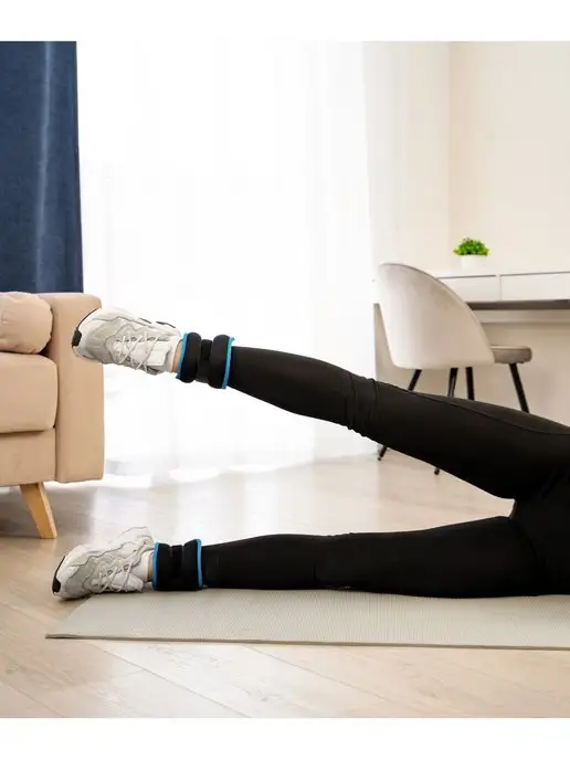onlytop Утяжелители для ног и рук спортивные, голубой, фото 6
