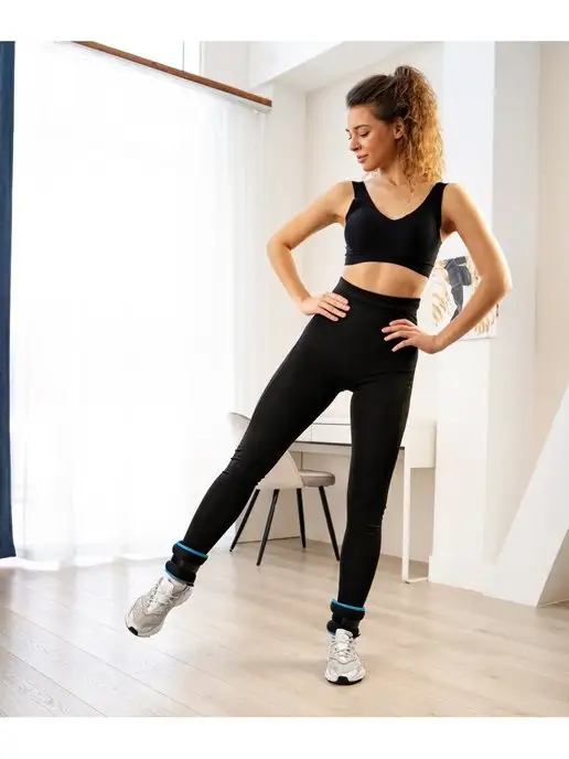 onlytop Утяжелители для ног и рук спортивные, голубой, фото 8