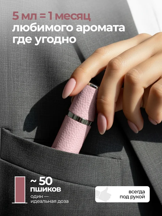 AURA VEIL Атомайзер для духов флакон с распылителем 5 мл, 5 мл, фото 5