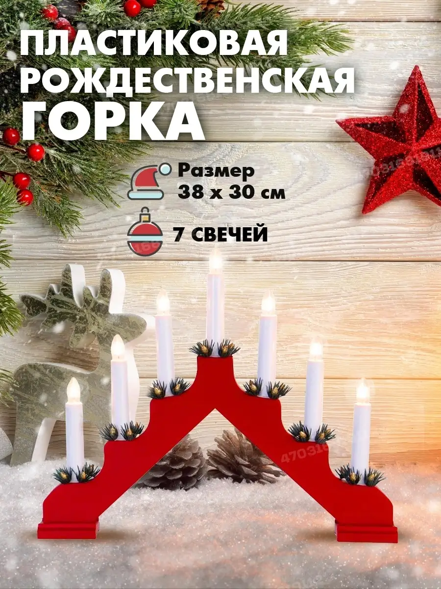 Семисвечник Рождественский