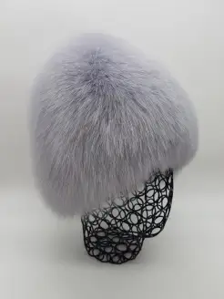 Шапка вязаная трикотажная с мехом песца LUXURY FUR HATS 43985422 купить за 9 619 ₽ в интернет-магазине Wildberries