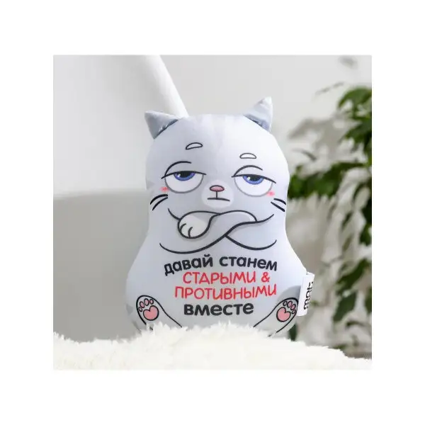Игрушка-антистресс "Давай станем старыми и противными вместе"