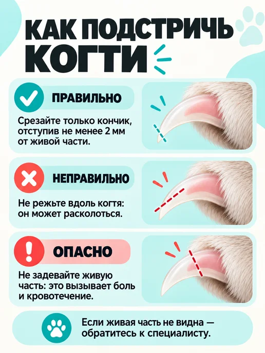 Моськин хвост Когтерезка ножницы для кошек, черный, фото 5