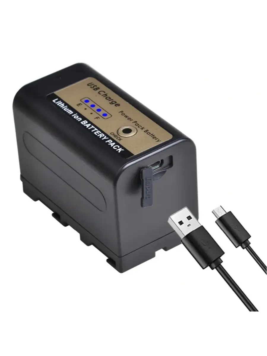 Аккумулятор NP-F750 для камер Sony c функцией заряда от USB