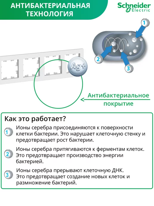 Systeme Electric Четырехместная рамка для розеток и выключателей 4-постовая, белый, фото 6
