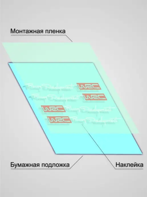 Nakleika24 Наклейки на ручки авто, машину, белый, фото 4