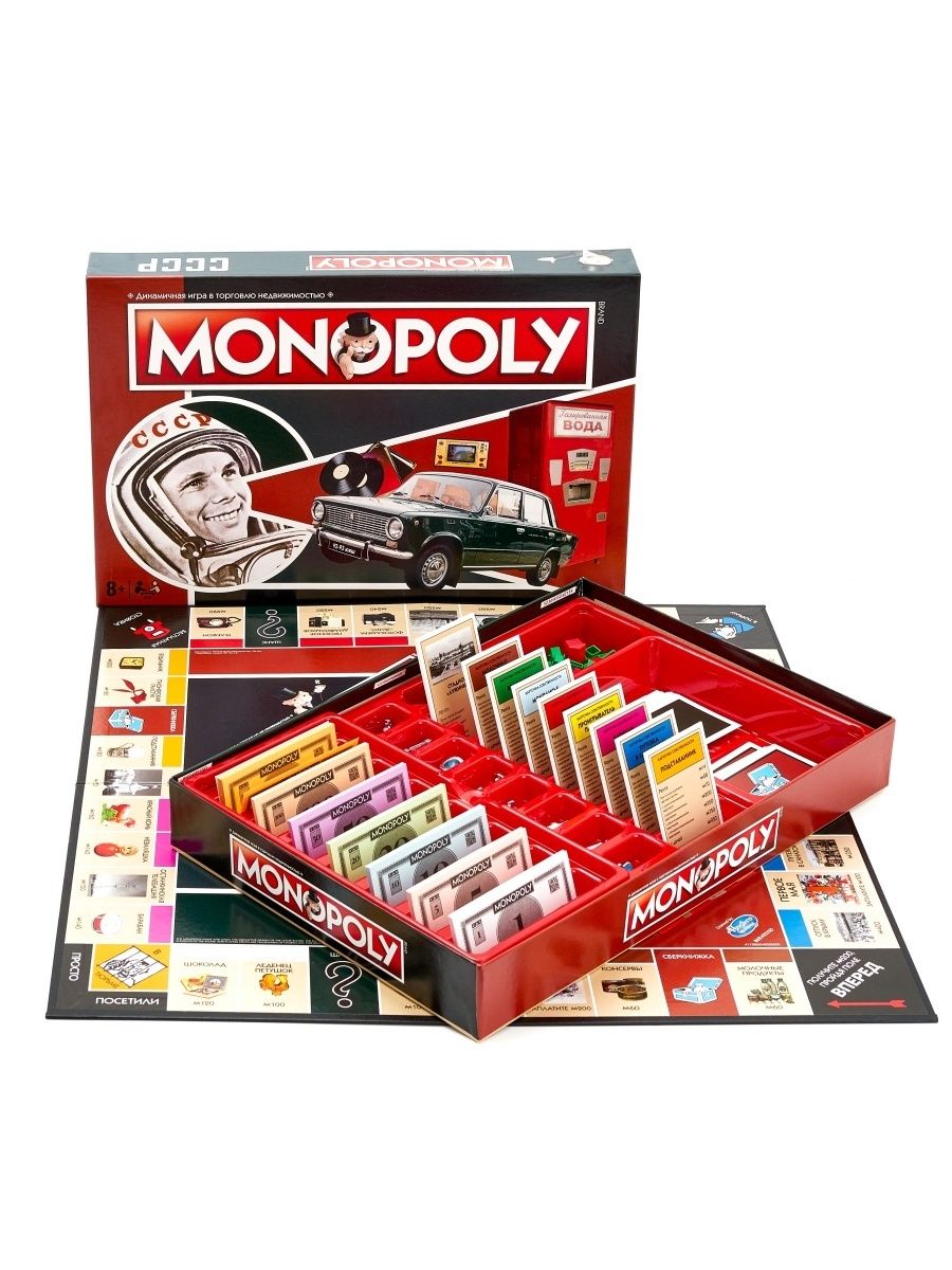 Монополия СССР настольная, советская monopoly для компании Winning Moves  44225313 купить в интернет-магазине Wildberries