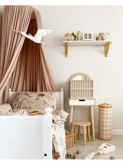 Sleep and Play Балдахин шатер на кроватку, коричневый, фото 8