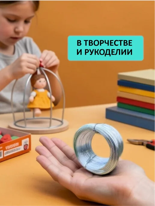 Проволока оцинкованная Проволока вязальная, серый, фото 6