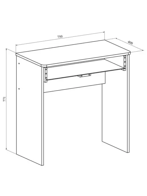 COMPASS MEBEL Compass туалетный стол Ассоль ТС-15, белый, фото 7