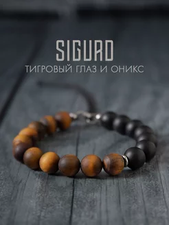 Тутанхамон - Браслет из натуральных камней оникс Sigurd 44598849 купить за 1 437 ₽ в интернет-магазине Wildberries