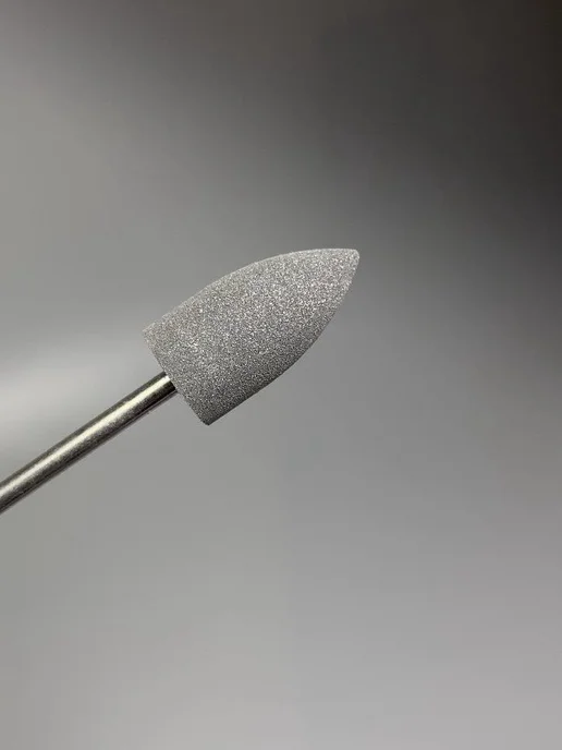 Nail Best Фреза шлифовщик коричневый большой заостр, серый, фото 3