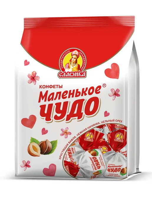 Славянка Конфеты "Маленькое чудо" сливочное, 206 гр, 206 г