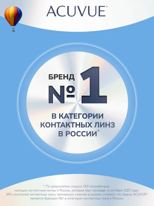 ACUVUE Контактные линзы Oasys двухнедельные 6 шт 8.4 -4.00, 6 шт, фото 5