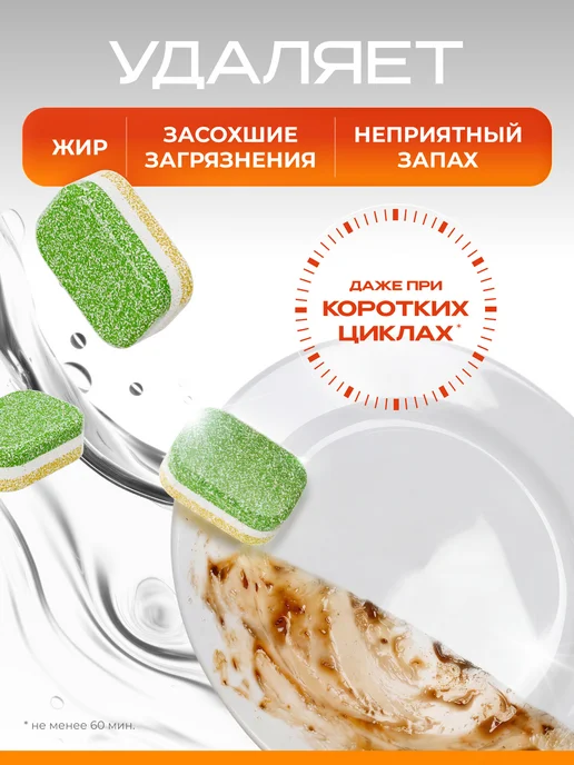 SYNERGETIC Таблетки для посудомоечной машины, 100 шт, 100 шт, фото 2