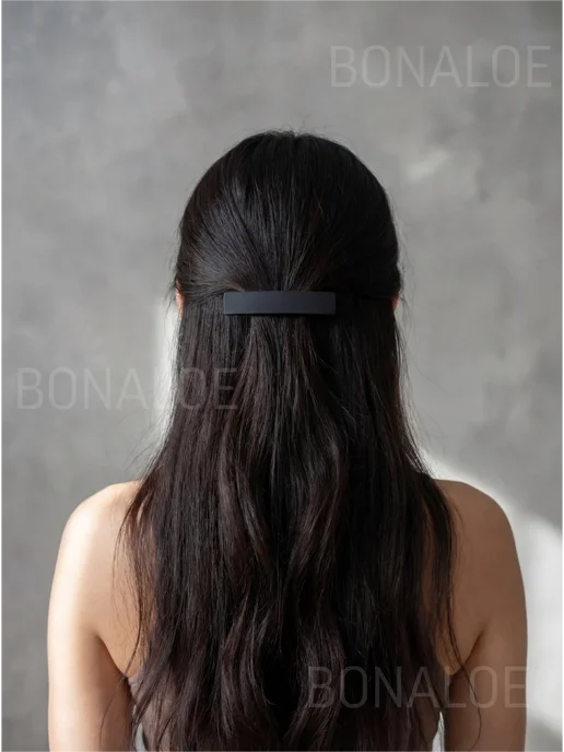 BonAloe Заколка автомат для волос, черный, фото 6