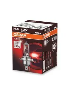 Автолампа H4 60 55 P43t-38+30% SUPER 12V OSRAMHIT Osram 44709422 купить за 417 ₽ в интернет-магазине Wildberries