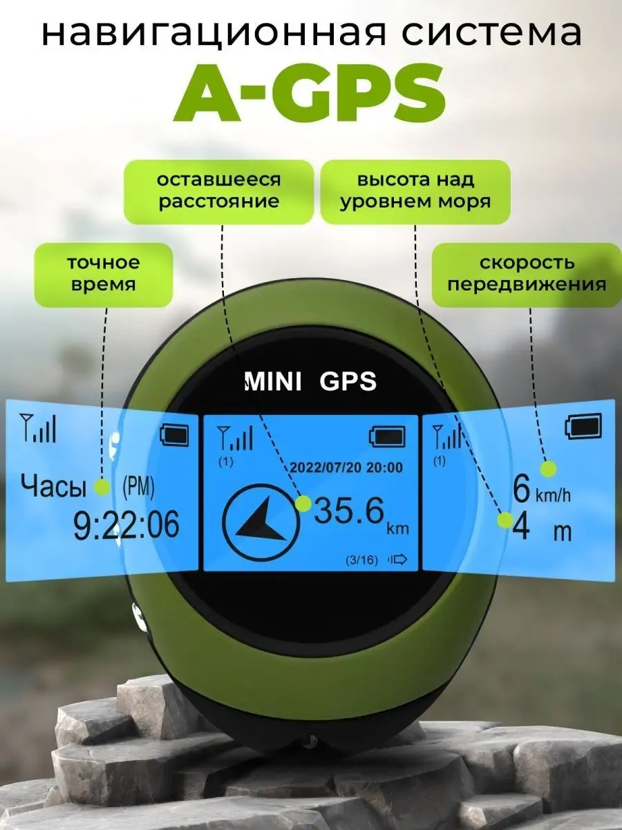 Электронный GPS компас (возвращатель) GPS-Mini Innopax 44721346 купить в  интернет-магазине Wildberries