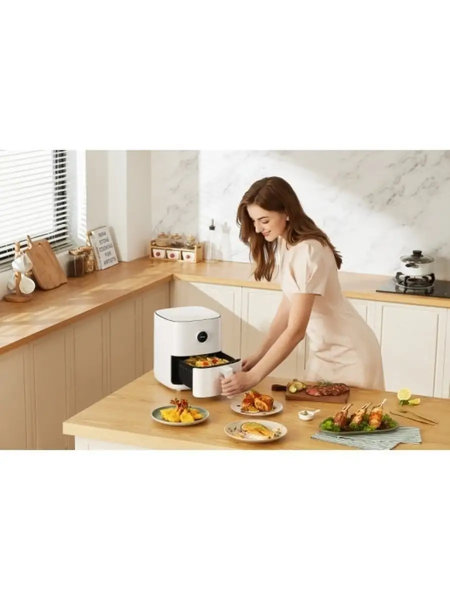 Аэрогриль Mi Smart Air Fryer 3.5L, GL Xiaomi 44731659 купить в  интернет-магазине Wildberries