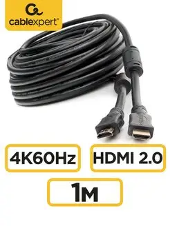 HDMI кабель 1м, 4k, ver 2.0, игровой, цифровой, ethernet Cablexpert 44739335 купить за 266 ₽ в интернет-магазине Wildberries